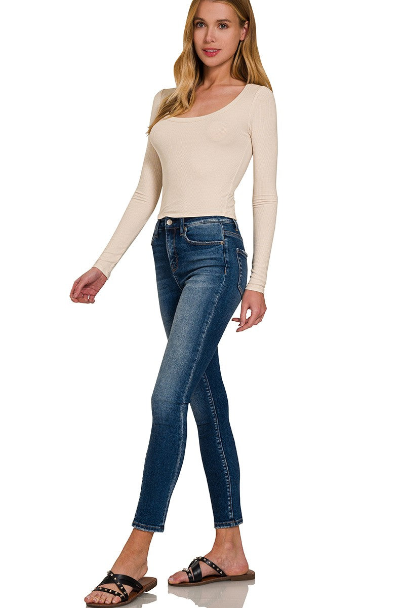 Basic Ribbed Long Sleeve (2 Colors)