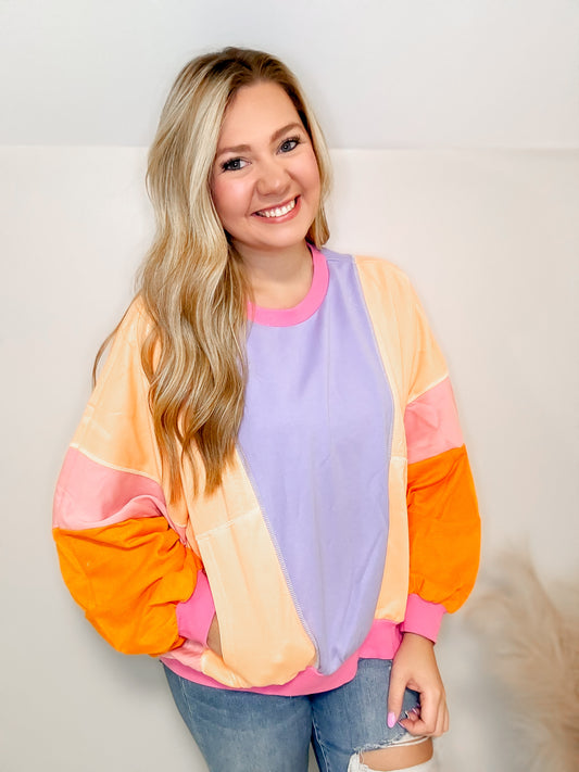 Changing The Game Colorblock Pullover