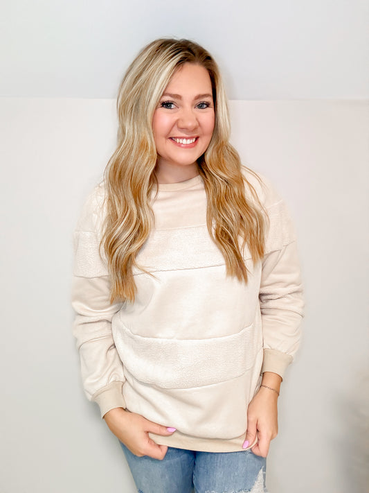 Beige Moment Pullover