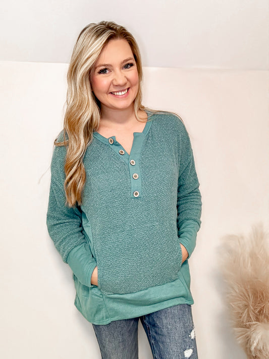 Jade Green Pullover