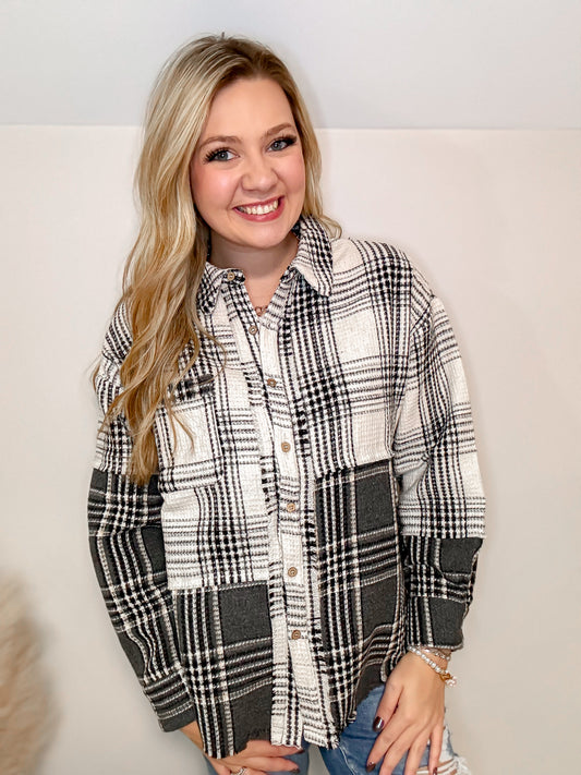 Perfect for you Plaid Shacket