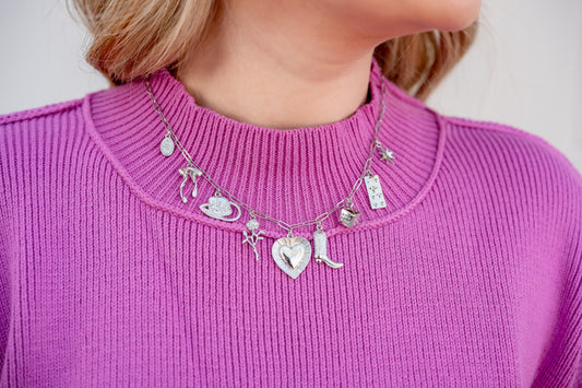 Silver Charm Necklace