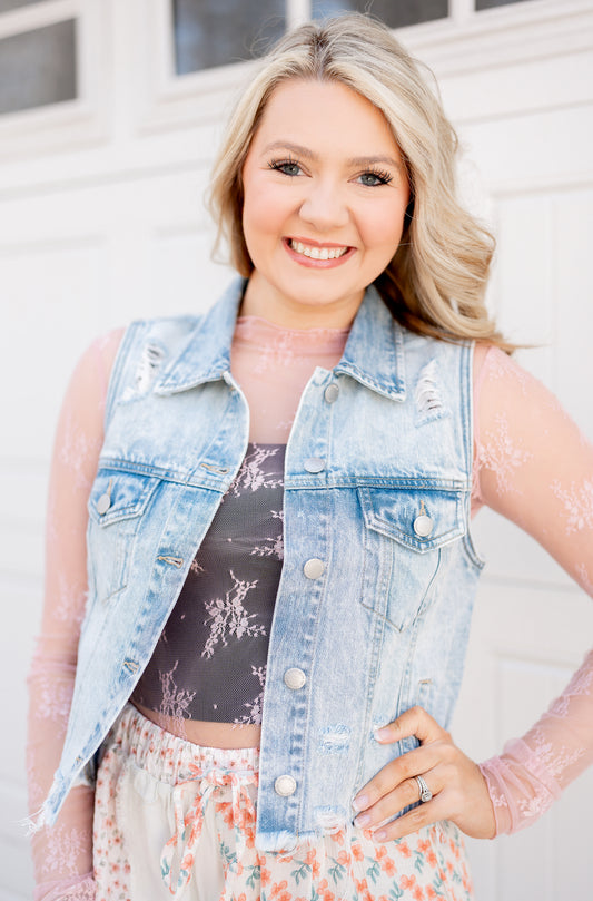 Jess Denim Vest
