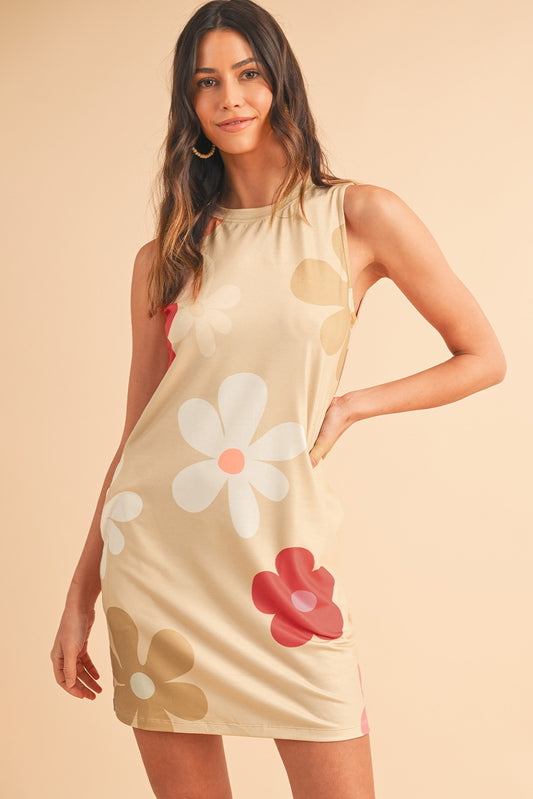 Daisy Flower Tank Dress
